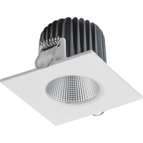 Empotrable techo NIX Fixed Square IP44 LED COB 8W 680lm CRI85 3000K 40º Blanco