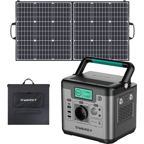 Solar Generatoren 518Wh Power Station Energieversorgung Mit 18V100W Solarpanel (1/5)
