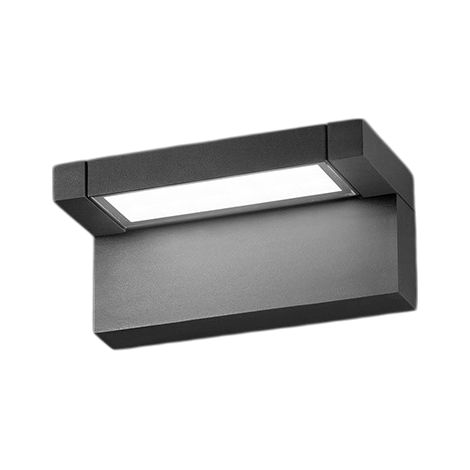 Applique murale LED 36W, température de couleur 3000-4000K, orientable à 340, 2900 lm, IP65, 36 cm, anthracite - Perenz