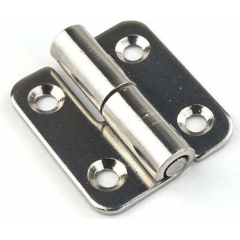 6 charnières amovibles 1,5' petits joints coulissants charnières de porte amovibles en acier inoxydable 304 gaucher (1/5)