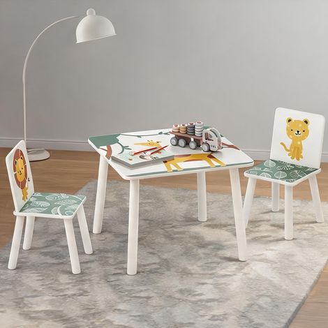 Ensemble table et chaises enfant verde 60 x 60 x 44 cm (1/5)