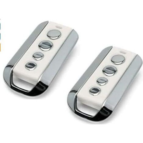 433 MHz Télécommande Portail,4 Canaux Télécommande Porte De Garage Compatible avec Avidsen 104257,114253,104250, 104251, 104350, 654100, 654300(2pcs) (1/5)