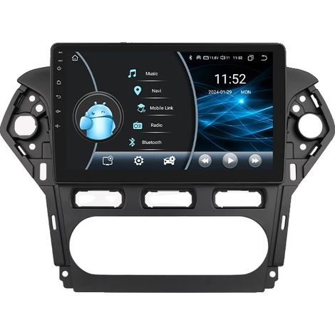 Autoradio, Écran Tactile, Lecteur Multimédia, compatible avec Ford Mondeo 2010-2014, W1 (2 Go 32 Go) avec 4G LTE (1/2)