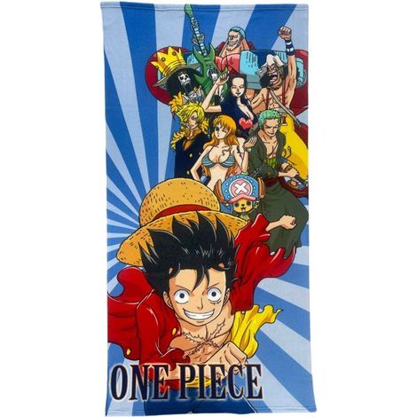 Asciugamano da spiaggia 100% microfibra 70×140 cm – ONE PIECE – Modello OP‑2642T