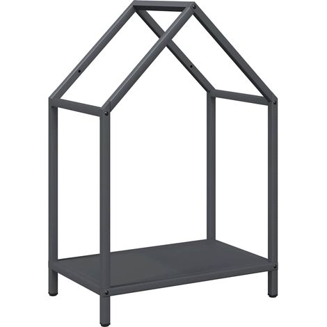 Maison Exclusive - Leñero antracita 40x25x60 cm Acero laminado en