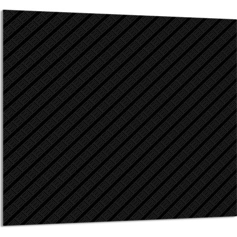 Panneau de verre pour cuisine 65x60 Noir (1/5)