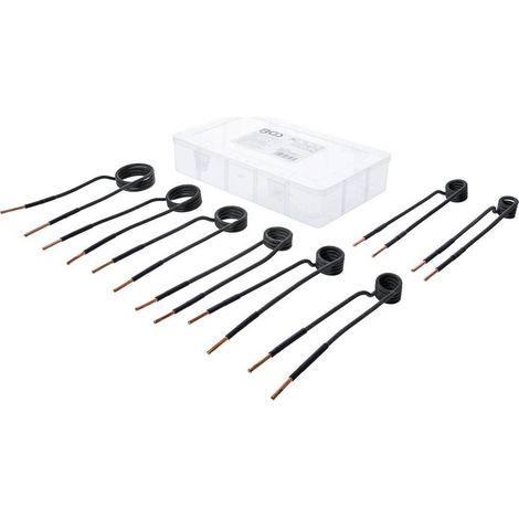 Jeu de 8 Bobines d'Induction Droites - Pour Dispositif Chauffage par Induction Art. 2169, 3390, 3391 - Haute - D-Work (1/5)