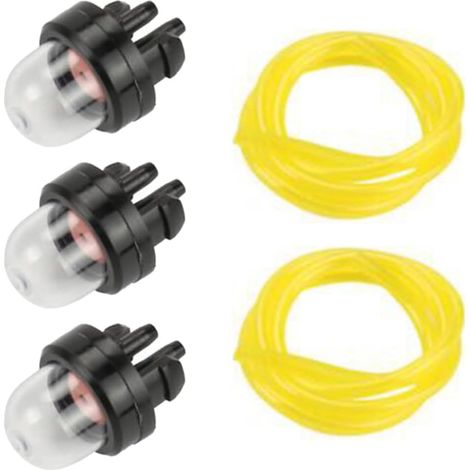 Ligne carburant avec poire pour tronçonneuse 235 240 340 445 450, tuyau 2,5mm et bulbe, kit réparation moteur (1/5)