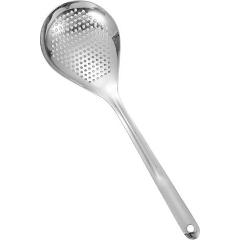 Écumoire en acier inoxydable – Grande maille profonde – pour nouilles et fondue chinoise (1/5)