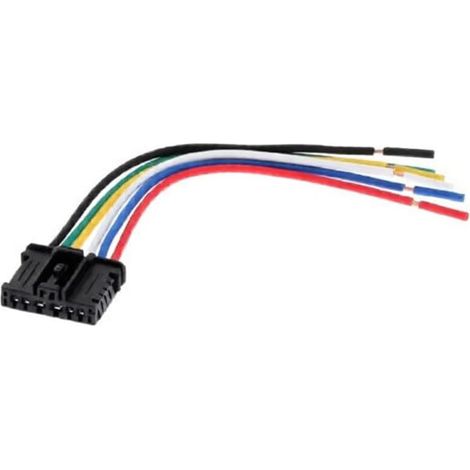 6-poliges Rücklichtkabel-Reparaturset – 1 Stück – Rechteckstecker – Kabelbaum-Austausch – Citroën, Peugeot, Renault, Dacia, Fiat – 140 mm (1/5)