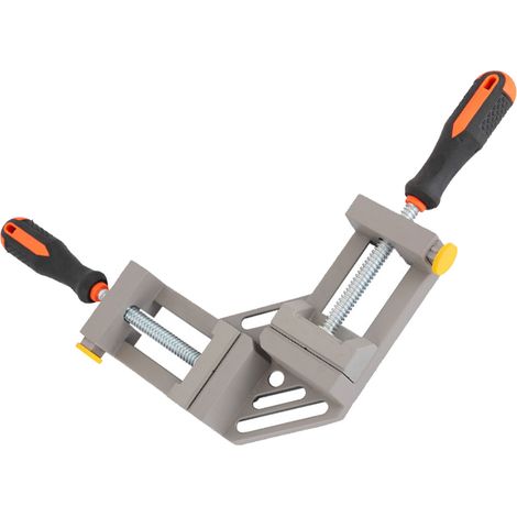 Serre-joint d'angle à poignée unique en alliage d'aluminium à 90 degrés pour le travail du bois, outil de menuiserie, serre-joint à double poignée pour le travail du bois (1/5)