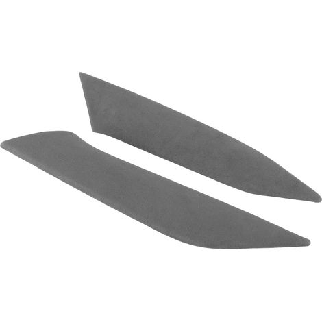Lot de 2 garnitures latérales de levier de vitesse en daim, compatibles avec BMW Série 3 G20 G28 (2019-2021), conduite à gauche, gris. (1/5)
