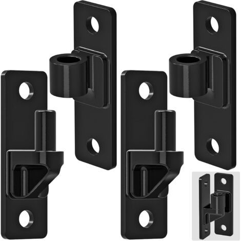 Lifeswel 2er-Pack robuste Stahl-Torbänder mit elektronischer Beschichtung, Innen- und Außenscharniere für Zäune und Hoftore, Tragkraft 272,2 kg