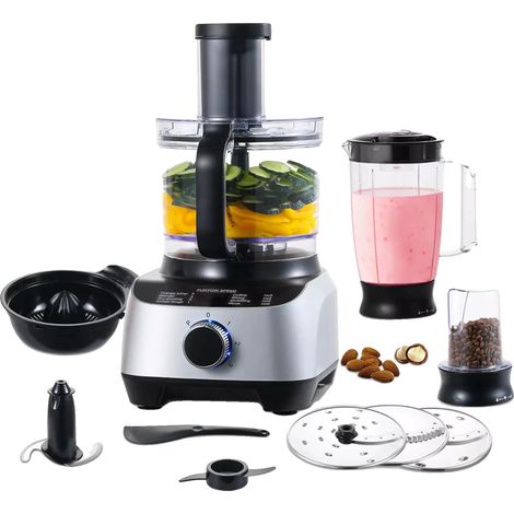 Mixeur de cuisine, fonctionnalité 11 en 1, performance puissante, UE (1/5)