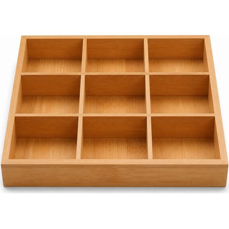 Bamboo 9-Compartment Aperitif Tray 33 cm (1/5)