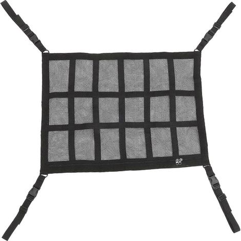 Filet de toit pour voiture, sac en filet pour plafond de voiture, filet de toit pour voiture, filet de toit pour automobile-70X50X0.2CM-Black (1/3)