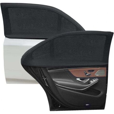 Pare Soleil Voiture Bébé, 2 Pièces Chaussette Voiture Résistance Maximale Aux UV, Convient à La Plupart des Voitures avec Une Bande Autocollante, Facile à Installer Et à Retirer(XL)fenêtre avan (1/4)