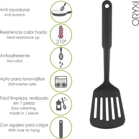 Espatula Rasera Cocina Nylon Basic 32,5 x 9 cm. (1/4)