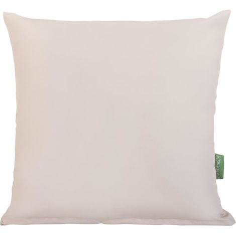 Gardenista Almohada Cuadrado Decorativo para Interior/Exterior Resistente al Agua, Suave y Cómoda Cojín Impreso para Silla de Ratán 45x45, Liso Beige Almendra (1/5)
