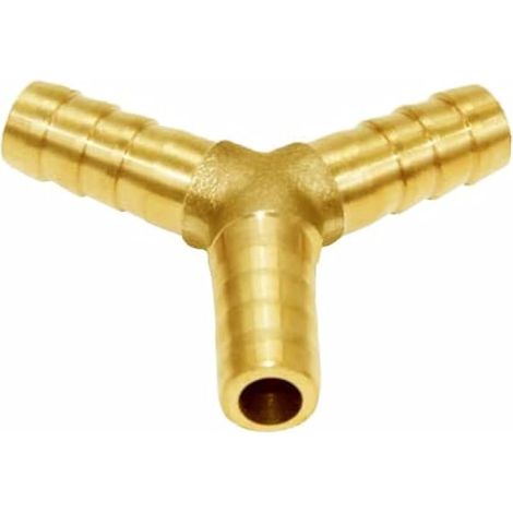 Vanne à embout cannelé en laiton de type Y, raccord en T en laiton de 4 mm pour systèmes d'irrigation agricole et d'arrosage de jardin (1/3)