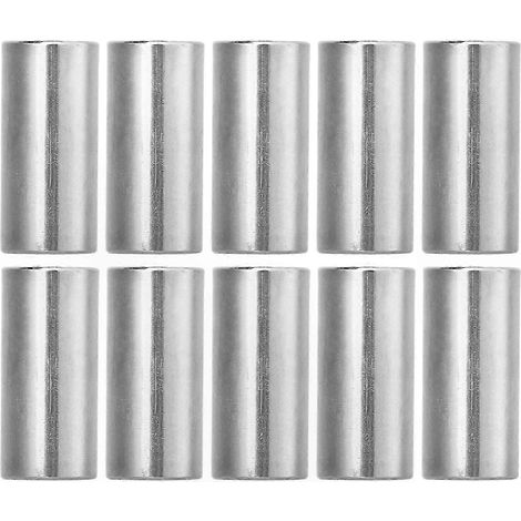 Écrous raccord femelle M10 x 1,5 en acier inoxydable, longueur 30 mm, lot de 10 pièces pour assemblages fiables et durables. (1/5)