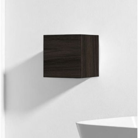 Pensile cubotto sospeso con anta Olmo Caffe' 30x30 cm (1/3)