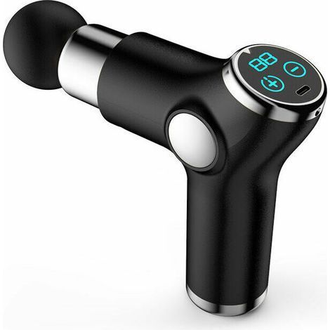Pistola de masaje para el deporte – Aparato de masaje corporal portátil, perfecto para masajear y relajarse después de una sesión deportiva. Una pistola de masaje para aliviar el dolor (1/4)