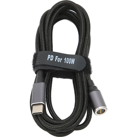 USB-C-auf-DC-Rundstecker-Datenkabel, 100-W-Schnellladefunktion für Laptops (1/5)