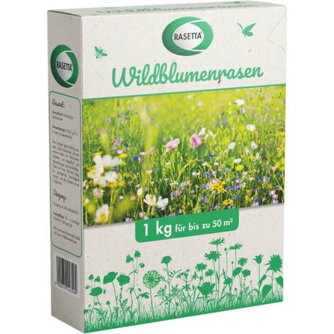 Stroetmann Rasetta Wildblumen 1 kg Rasensamen Wildblumenmischung Bienenmischung