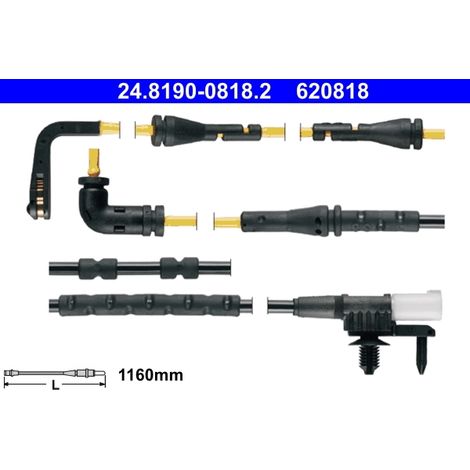 Contact d'avertissement, usure des plaquettes de frein ATE 24.8190-0818.2