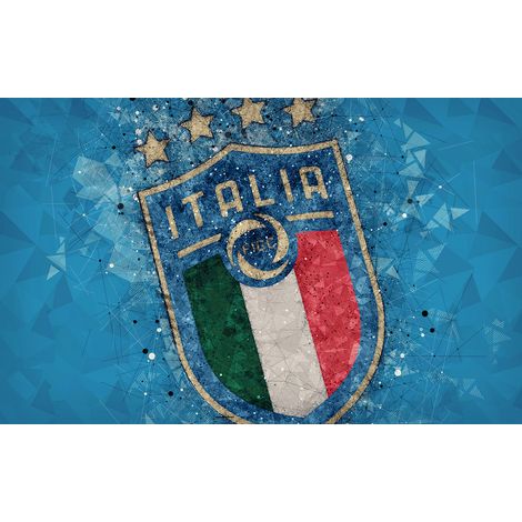 Papier peint panoramique Foot / Football - FIGC Italia - 130 cm x 81 cm (1/2)