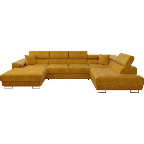 Canapé d'angle Comfivo Vinetum III, Wave 05, Disponible, 346x203x70cm, 0