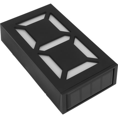 LED-Solarleuchte für Hausnummern, beleuchtetes Adressschild im Außenbereich, Solar-Gartenwanddekoration (1/5)