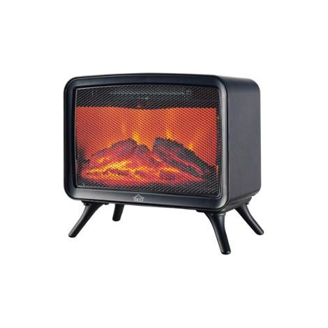 CAMINETTO ELETTRICO 800-1600W 34X18XH30CM NERO.