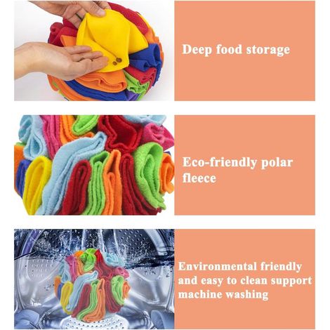 Balle parfumée pour chien, jouet puzzle interactif pour stimulation mentale et alimentation lente, distributeur de friandises (1/4)