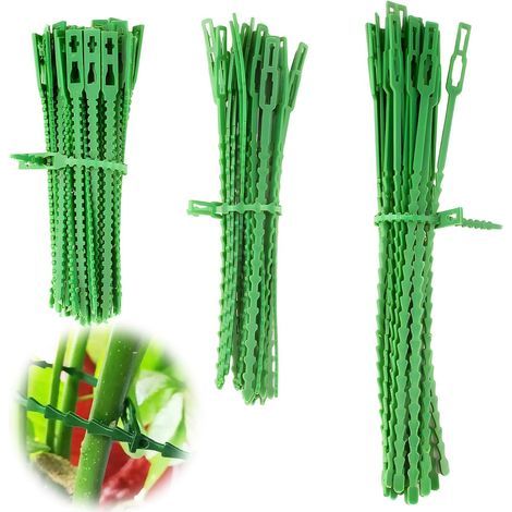 Lot de 160 attaches de câble vertes en forme d'arête de poisson, 3 tailles : 100 de 13 cm / 30 de 17 cm / 30 de 23 cm (1/5)