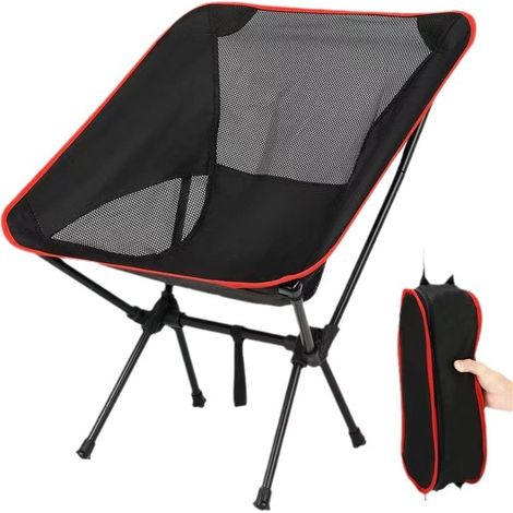 Tragbare faltbare Campingstühle, leicht, Rucksackstuhl für Erwachsene, Klappstühle für Outdoor, Sport, Strand, Reisen, Wandern