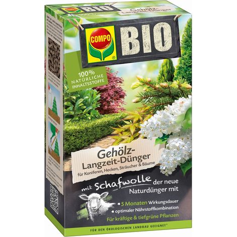 COMPO BIO Gehölz Langzeit-Dünger mit Schafwolle 2kg