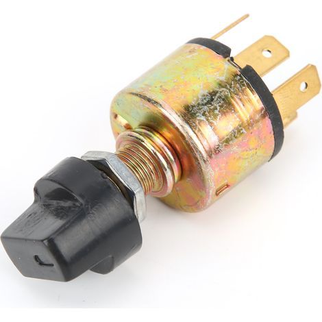 3-stufiger Klimaanlagen-Lüfterschalter, universeller Drehknopf aus Kunststoff für Pkw und Lkw, 12 V/24 V (1/5)