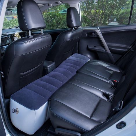 Aufblasbares Reisebett – 180 x 60 cm – Für Auto, Wohnmobil, Transporter – Universell passend für 95 % aller Modelle – Inkl. Kissen und Reparaturset – 1 Stück (1/5)
