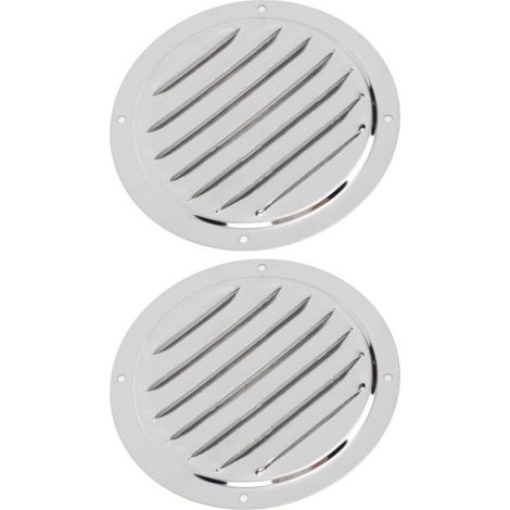 Grille De Ventilation - Acier Inoxydable 316 - Pour Bateau Yacht Caravane Toiture - 2 Pièces - 5 Pouces (1/5)