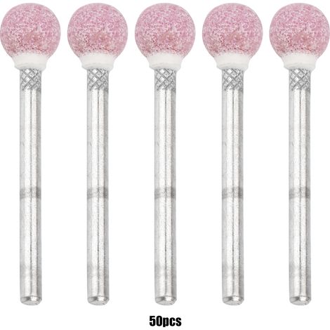 Ortviai Embouts de meulage céramique sphériques (3x8 mm) – 50 pièces pour outils rotatifs (1/5)