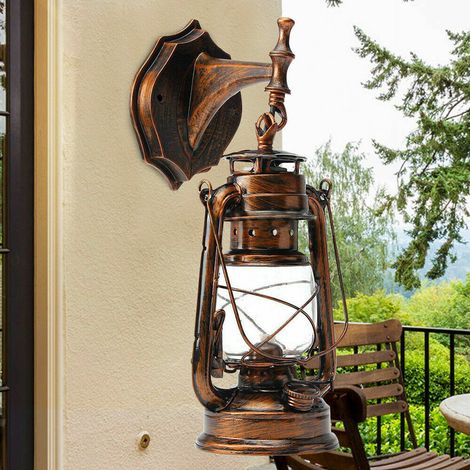 Antik Retro Vintage E27 Wandleuchte Wandlampe Licht für außen/innen kreative NEU