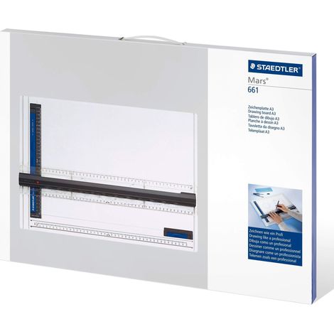 Staedtler Mars - Tablero de dibujo (A3) blanco (1/5)