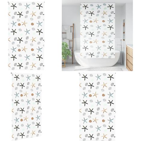 vidaXL Store enrouleur de douche 130x240 cm largeur du tissu 126 cm (1/5)