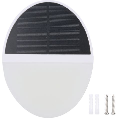 Lampe solaire murale étanche à détecteur de mouvement radar et 48 LED pour jardin ou terrasse. (1/5)