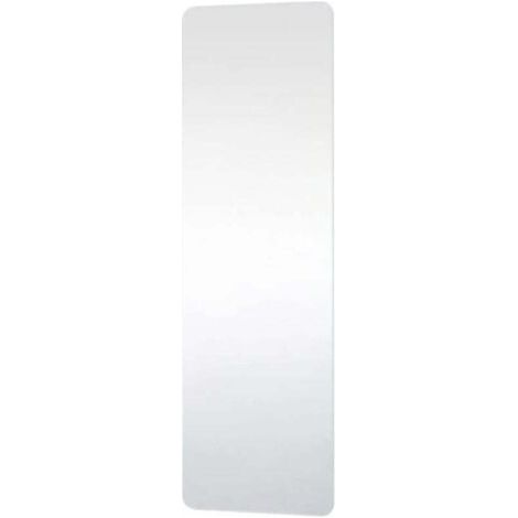 Miroir mural auto-adhésif en résine PET – Résistant aux chocs – Dimensions H 150 x L 50 cm – Décoration intérieure sécurisée