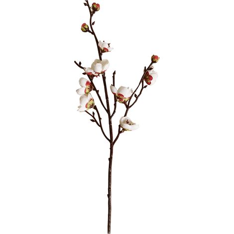 Lot de 4 fleurs artificielles blanches de 94 cm, idéales pour la décoration de mariage ou de chambre/salon. Motifs réalistes et polyvalents.