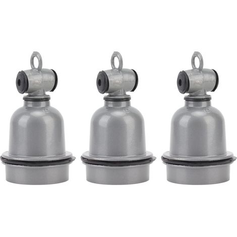 3 Pièces E27 Support De Lampe En Céramique Support De Lampe Thermique Interface Douille De Lampe étanche Thermique Petit T Design Pour les Besoins D'éclairage Intérieur Et Extérieur (1/5)