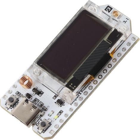 SX1276 Entwicklungsboard-Kit + ESP32 Chip, WLAN-LoRa Modul (868–915 MHz) mit Antenne (Modul nicht im Lieferumfang enthalten) (1/5)